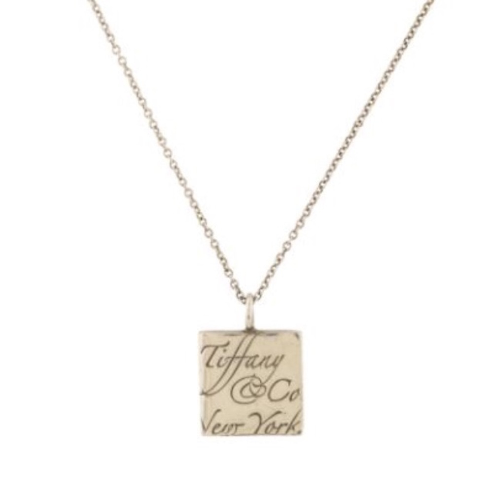 Square Tiffany &Co. necklace